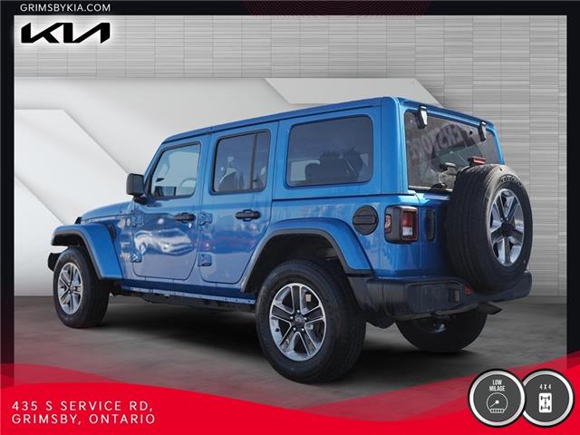 2023 Jeep Wrangler 4 Door SAHARA | 4 Door 4x4 | FREEDOM TOP (Stk: U2951) in Grimsby - Image 4 of 17