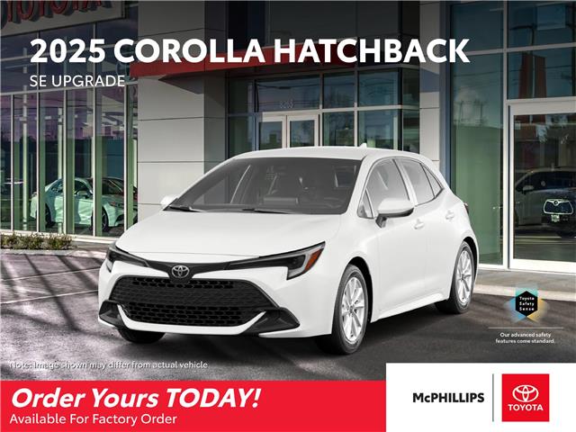 New 2025 Toyota Corolla Hatchback  New 2025 Toyota Corolla Hatchback - Factory Order - Winnipeg - McPhillips Toyota