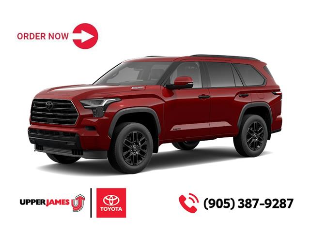 New 2025 Toyota Sequoia Limited Nightshade **ORDER THIS 2025 SEQUOIA NIGHTSHADE YOUR WAY!** - Hamilton - Upper James Toyota