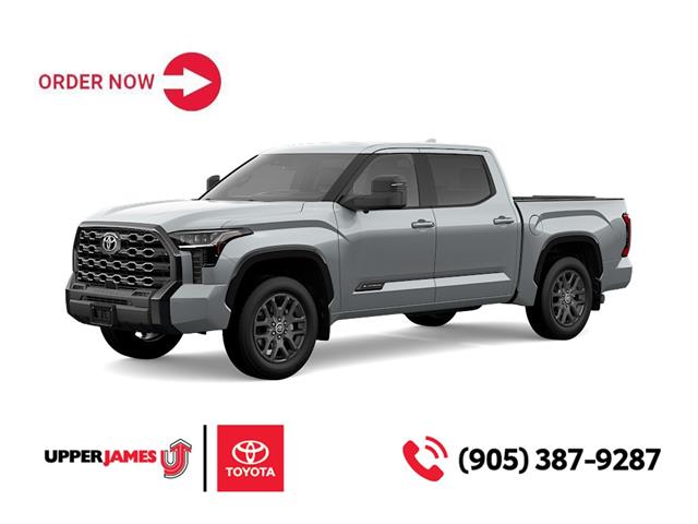 New 2025 Toyota Tundra Platinum  **ORDER THIS 2025 4X4 TUNDRA CREWMAX REGULAR BED 5.5FT PLATINUM WITH TOW MIRRORS YOUR WAY!** - Hamilton - Upper James Toyota