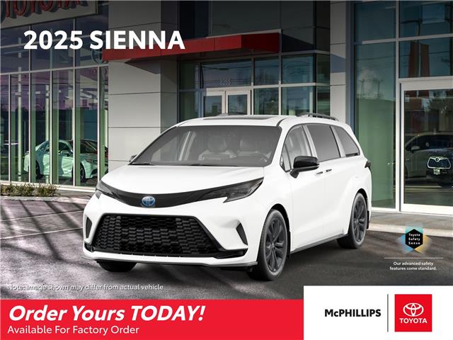 New 2025 Toyota Sienna  New 2025 Toyota Sienna - Factory Order - Winnipeg - McPhillips Toyota