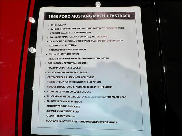 1969 Ford Mustang Mach 1   (Stk: 214558) in Watford - Image 35 of 50