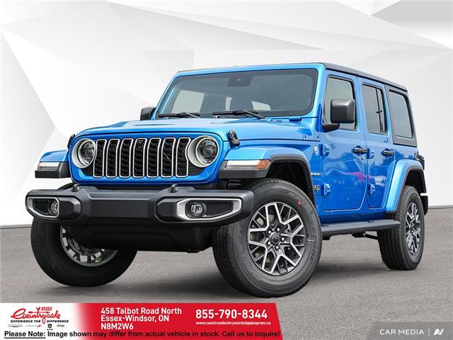 2024 Jeep Wrangler Sahara (Stk: 24110) in Essex-Windsor - Image 1 of 25
