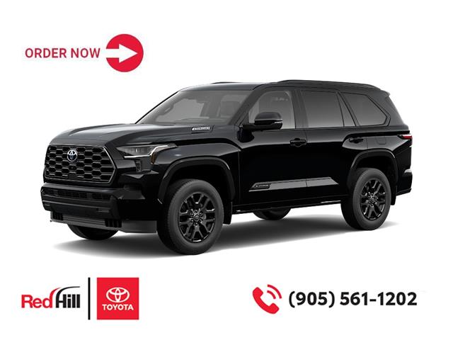 New 2025 Toyota Sequoia Hybrid Platinum 7-Passenger **ORDER THIS 2025 SEQUOIA HYBRID PLATINUM 7-PASSENGER YOUR WAY!**  - Hamilton - Red Hill Toyota