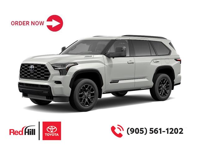 New 2025 Toyota Sequoia Hybrid Platinum (With Towing Mirrors) 8-Passenger **ORDER THIS 2025 SEQUOIA HYBRID PLATINUM WITH TOWING MIRRORS 8-PASSENGER YOUR WAY!**  - Hamilton - Red Hill Toyota