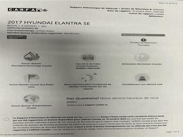 2017 Hyundai Elantra  (Stk: 2596) in Hawkesbury - Image 16 of 16