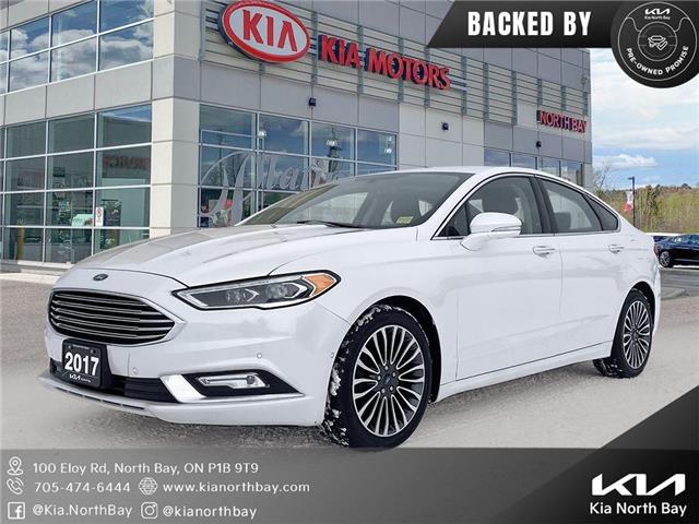 2017 Ford Fusion Titanium White with 80,352km at $16,644