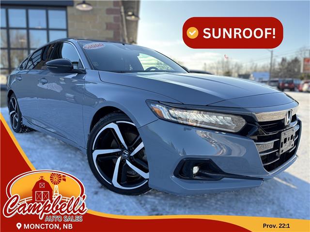 2022 Honda Accord Sport 1.5T (Stk: A-801454) in Moncton - Image 1 of 20