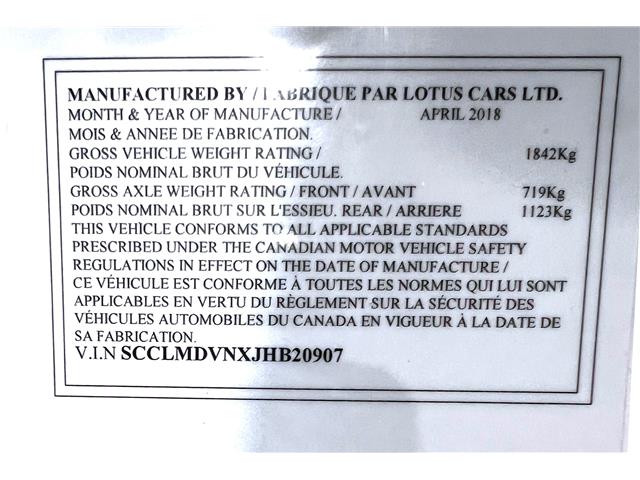 2018 Lotus Evora 400 (Stk: B20907) in Watford - Image 22 of 36 2018 Lotus Evora 400 (Stk: B20907) in Watford - Image 22 of 36