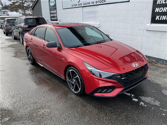 2022 Hyundai Elantra N Line (Stk: 250206) in North Bay - Image 1 of 22