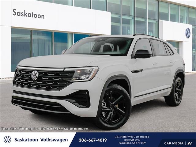 2025 Volkswagen Atlas Cross Sport 2.0 TSI Comfortline R-Line Black Edition (Stk: 75107) in Saskatoon - Image 1 of 25