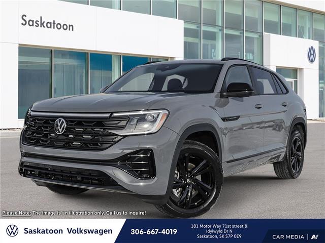2025 Volkswagen Atlas Cross Sport 2.0 TSI Comfortline R-Line Black Edition (Stk: 75120) in Saskatoon - Image 1 of 25