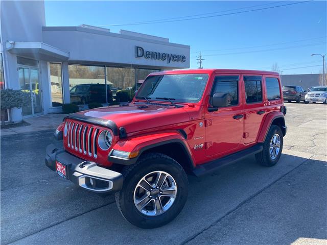 2021 Jeep Wrangler Unlimited Sahara (Stk: 24112B) in Simcoe - Image 1 of 21
