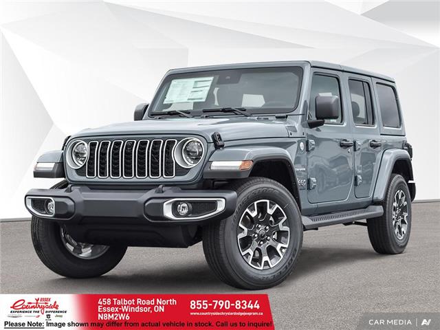 2024 Jeep Wrangler Sahara (Stk: 24327) in Essex-Windsor - Image 1 of 25