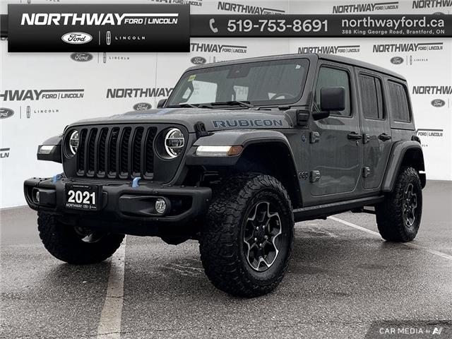 2021 Jeep Wrangler 4xe (PHEV) Rubicon 1C4JJXR64MW821249 P11510 in Brantford
