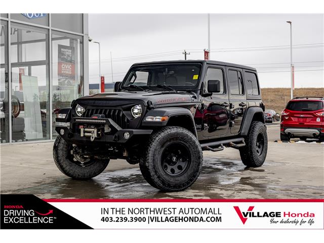 2021 Jeep Wrangler Unlimited Sport (Stk: SQ0855A) in Calgary - Image 1 of 39
