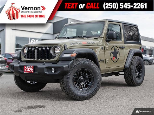 2025 Jeep Wrangler Sport (Stk: 250080) in Vernon - Image 1 of 27