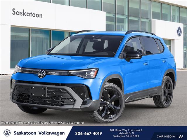 2025 Volkswagen Taos Comfortline Black Edition (Stk: 75139) in Saskatoon - Image 1 of 24