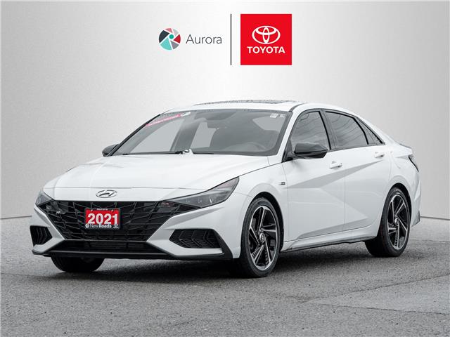 2021 Hyundai Elantra N Line (Stk: 80602) in Aurora - Image 1 of 28