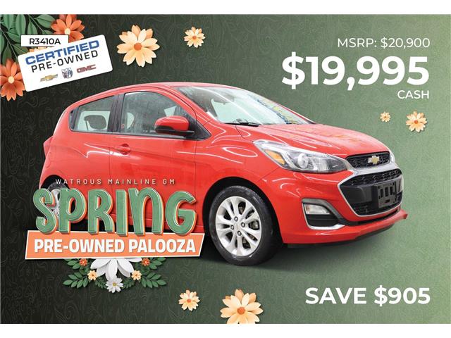 2020 Chevrolet Spark 1LT Manual (Stk: R3410A) in Watrous - Image 1 of 37