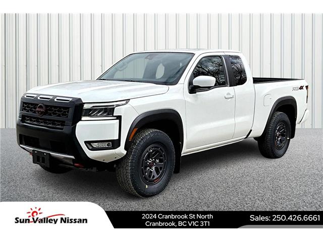 2025 Nissan Frontier PRO-4X White with 20km at $58,999
