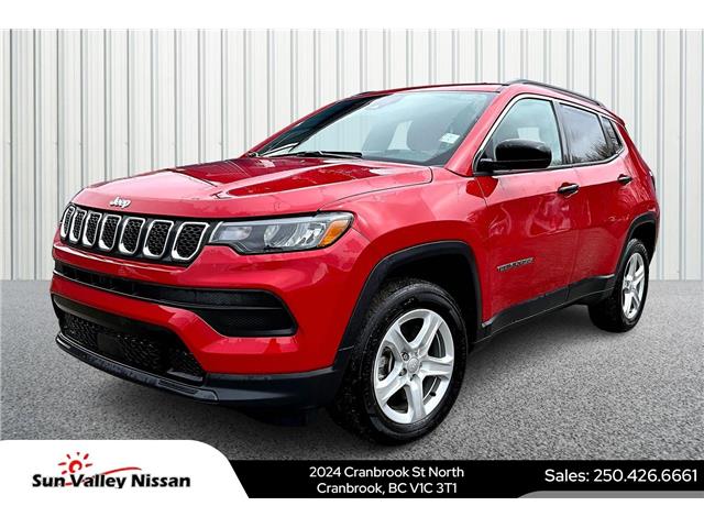 2024 Jeep Compass Sport Red with 19,867km at $35,999