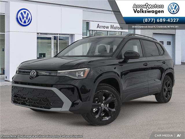 2025 Volkswagen Taos Comfortline Black Edition (Stk: 25TA3877) in Cranbrook - Image 1 of 24