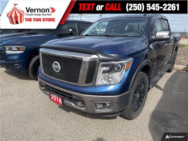 Used 2018 Nissan Titan Platinum  - Navigation -  Leather Seats - Vernon - Vernon Dodge Jeep