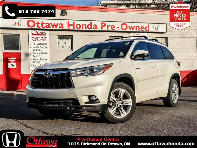 2015 Toyota Highlander Hybrid  (Stk: 375401) in Ottawa - Image 1 of 29