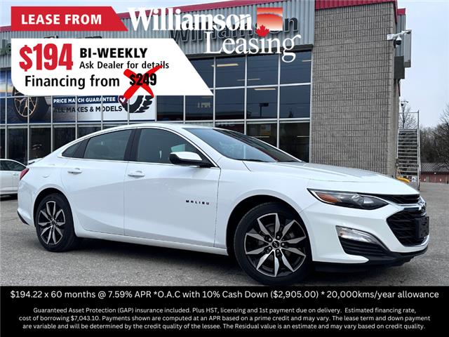 2023 Chevrolet Malibu RS (Stk: W8915) in Uxbridge - Image 1 of 9