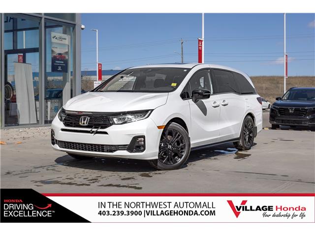 2025 Honda Odyssey Black Edition (Stk: VQ0305SS) in Calgary - Image 1 of 44