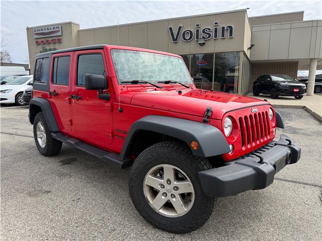 2015 Jeep Wrangler Unlimited Sport (Stk: UVR081A) in Elmira - Image 1 of 16