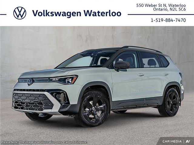 2025 Volkswagen Taos Comfortline Black Edition (Stk: 41025OE93543657) in Waterloo - Image 1 of 23