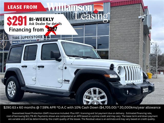 2023 Jeep Wrangler Sport (Stk: W8925) in Uxbridge - Image 1 of 9