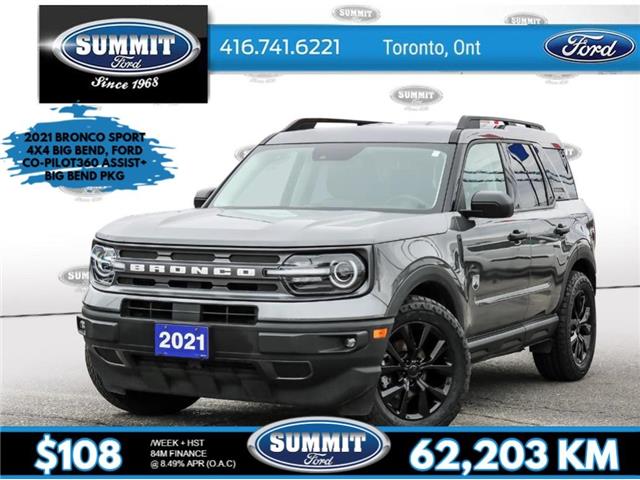 2021 Ford Bronco Sport Big Bend (Stk: 25BS390A) in Toronto - Image 1 of 25