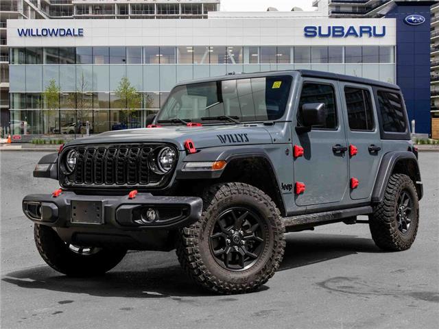 2024 Jeep Wrangler Willys 4 Door 4x4 >>No accident<< (Stk: 250495AA) in North York, - Image 1 of 2