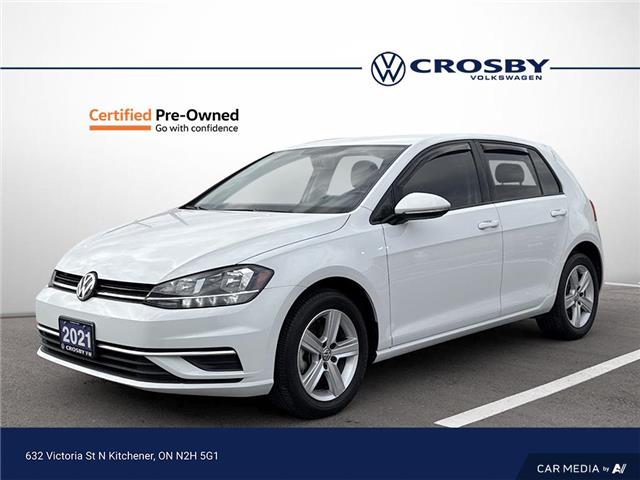 2021 Volkswagen Golf Comfortline White with 70,817km at $21,999
