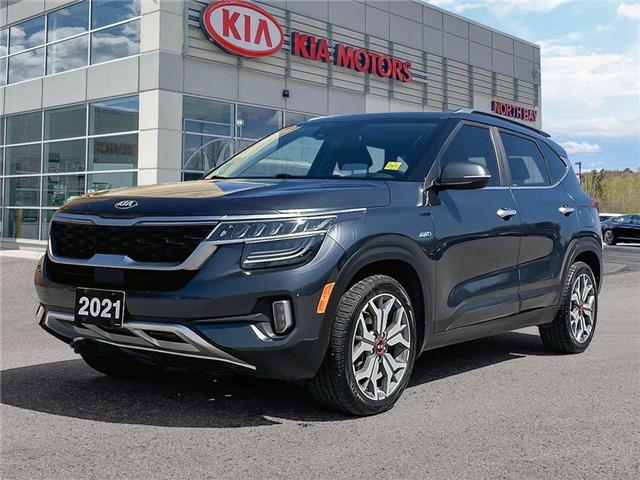 2021 Kia Seltos SX Turbo Grey with 119,073km at $21,991