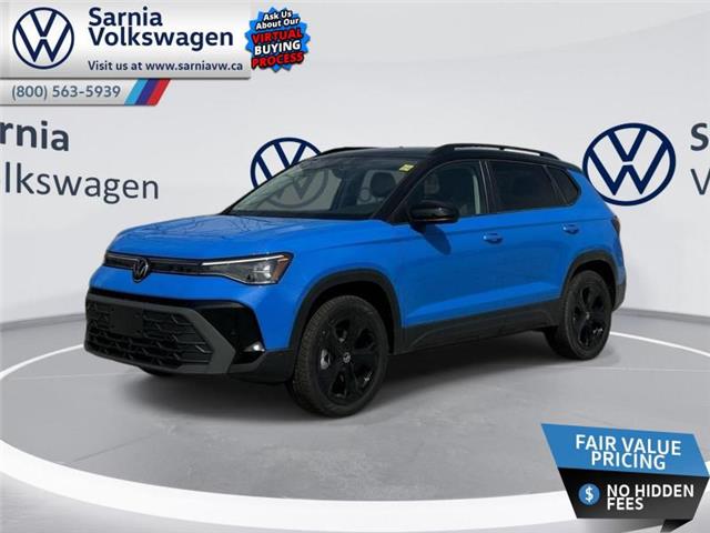 2025 Volkswagen Taos Comfortline Black Edition (Stk: V25117) in Sarnia - Image 1 of 25