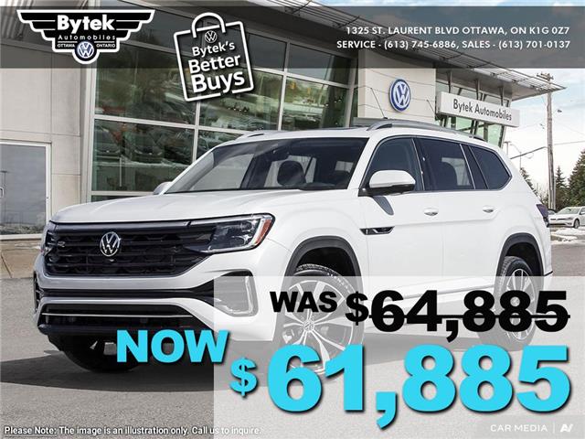 2025 Volkswagen Atlas 2.0 TSI Execline White with 90km at $64,885