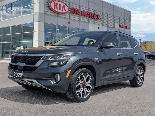 2022 Kia Seltos SX Turbo w/Burgundy Interior (Stk: 25-210PA) in North Bay - Image 1 of 24