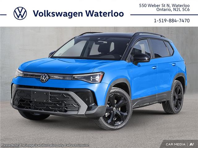 2025 Volkswagen Taos Comfortline Black Edition (Stk: TA1525) in Waterloo - Image 1 of 24