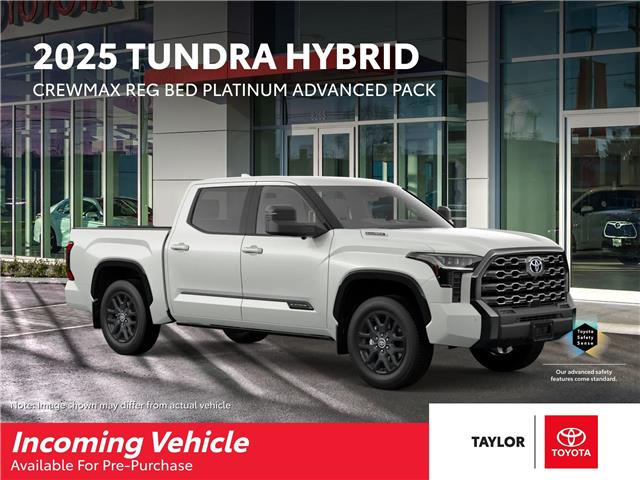 New 2025 Toyota Tundra Hybrid Platinum  - Regina - Taylor Toyota