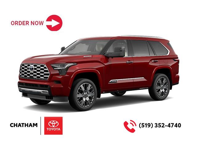 New 2025 Toyota Sequoia Platinum **ORDER THIS 2025 SEQUOIA CAPSTONE W/TOW MIRRORS 7-PASSENGER YOUR WAY** - Chatham - Chatham Toyota