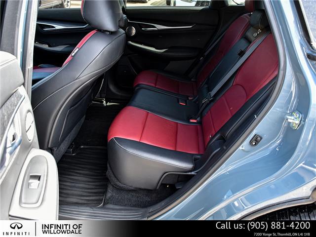 2022 Infiniti QX55 Sensory (Stk: K1066A) in Thornhill - Image 16 of 28