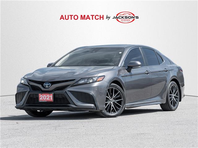 2021 Toyota Camry Hybrid SE (Stk: U5392C) in Barrie - Image 1 of 27