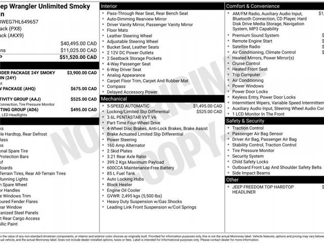 2017 Jeep Wrangler Unlimited Sahara (Stk: B5514) in Stony Plain - Image 4 of 43 2017 Jeep Wrangler Unlimited Sahara (Stk: B5514) in Stony Plain - Image 4 of 43