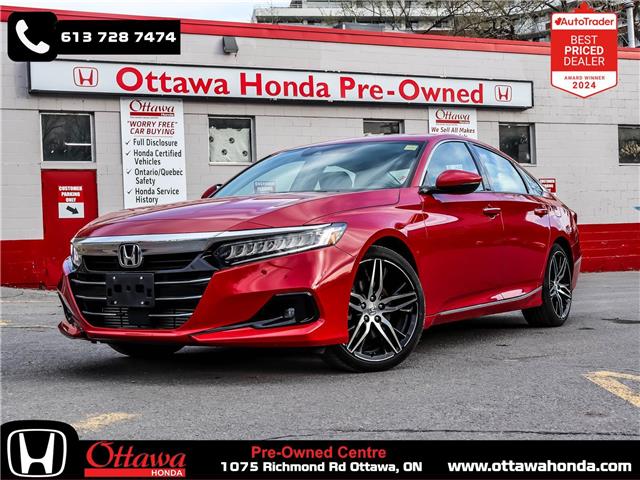 2021 Honda Accord Touring 1.5T (Stk: L14160) in Ottawa - Image 1 of 27
