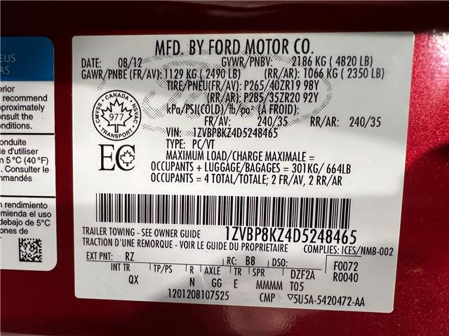 2013 Ford Shelby GT500 Base (Stk: 248465) in Watford - Image 28 of 31