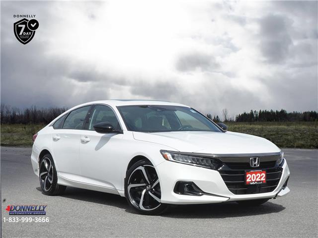 2022 Honda Accord Sedan Sport (Stk: KU3202) in Ottawa - Image 1 of 26